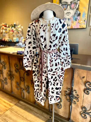 Leopard Long Cardigan