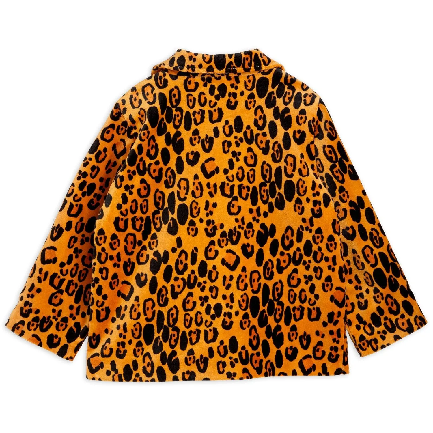 Leopard Velvet Blazer by Mini Rodini