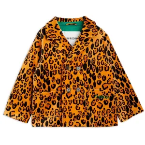 Leopard Velvet Blazer by Mini Rodini
