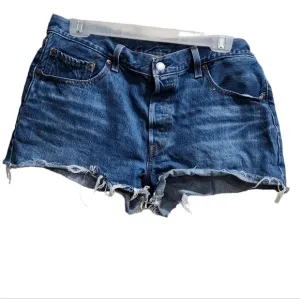LEVI'S 501 High Rise Buttonfly Cutoff Jean Shorts