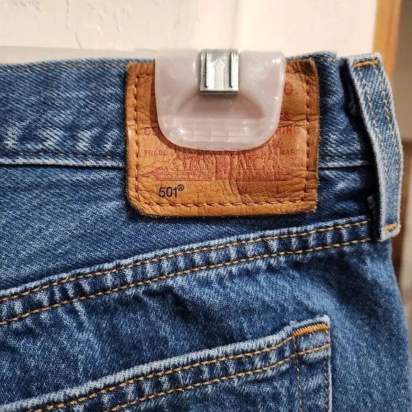 LEVI'S 501 High Rise Buttonfly Cutoff Jean Shorts