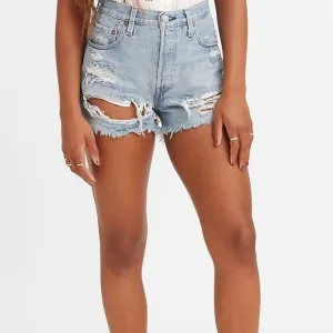 Levi’s 501 High Rise Shorts Fault Line size 25