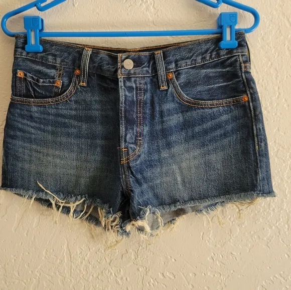 Levi's 501 High-Waist Jean Shorts Size 27