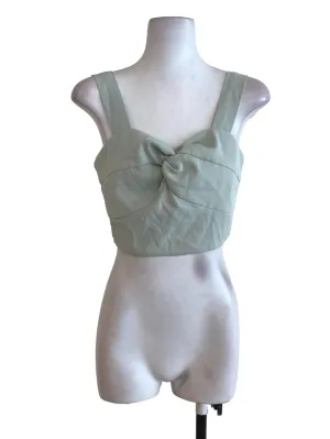 Light Green Sweetheart Crop Top