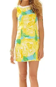 LILLY PULITZER First Impressions Sunglow Mila Shift Dress Size 2