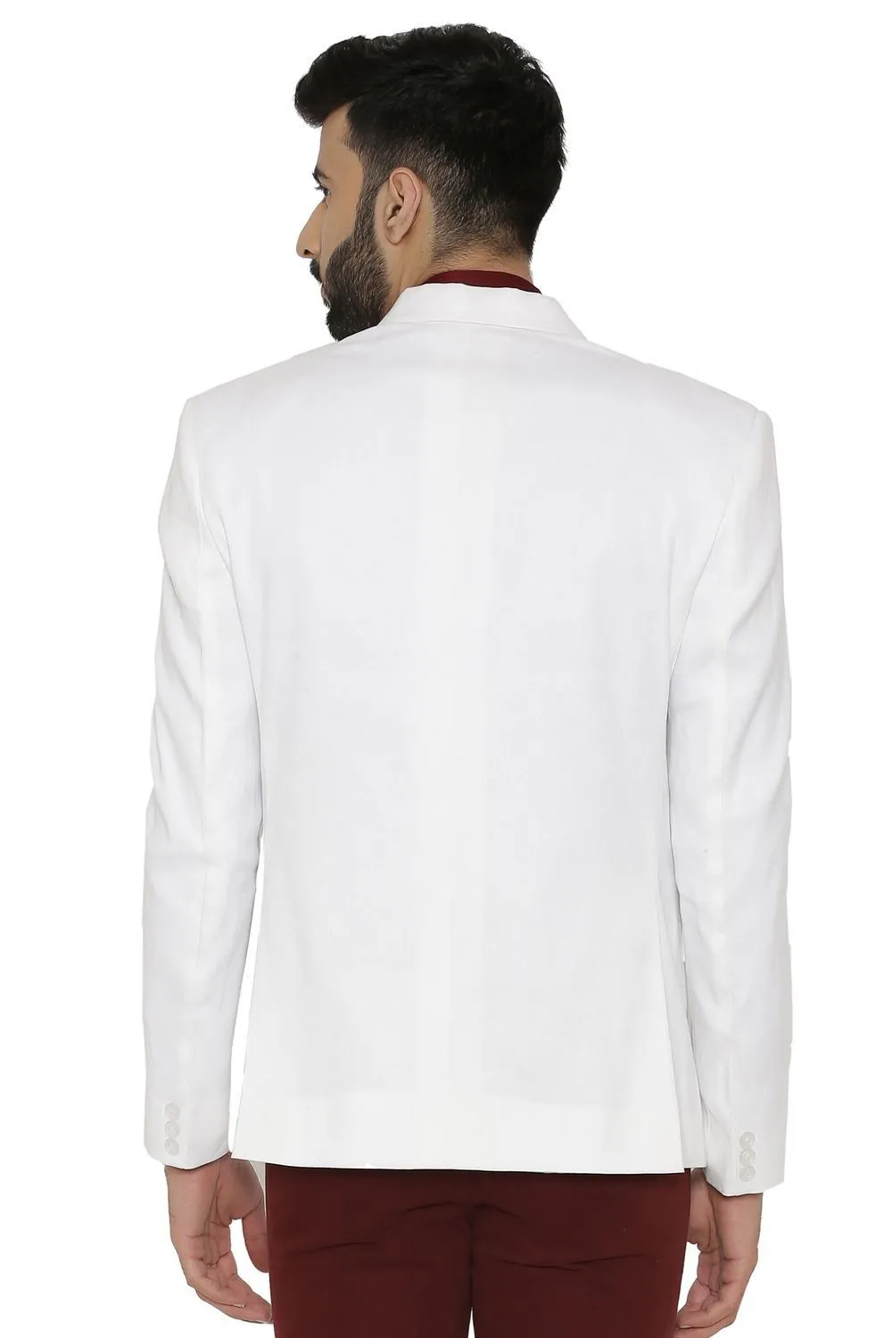 Linen White Blazer