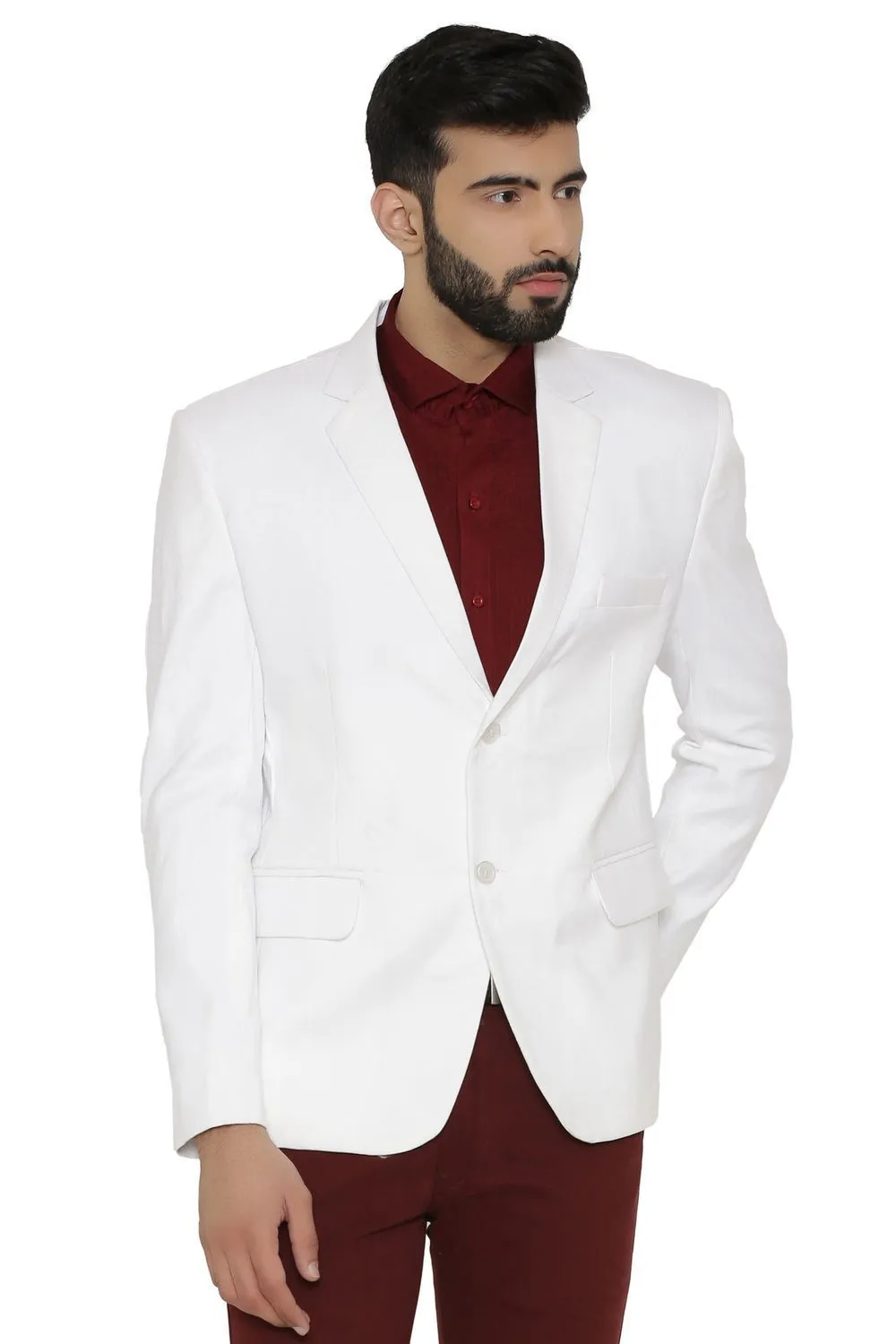 Linen White Blazer
