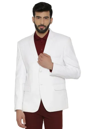 Linen White Blazer