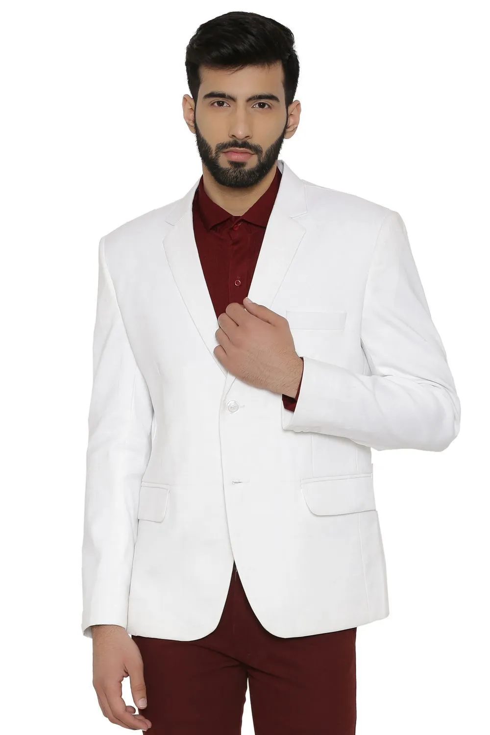 Linen White Blazer