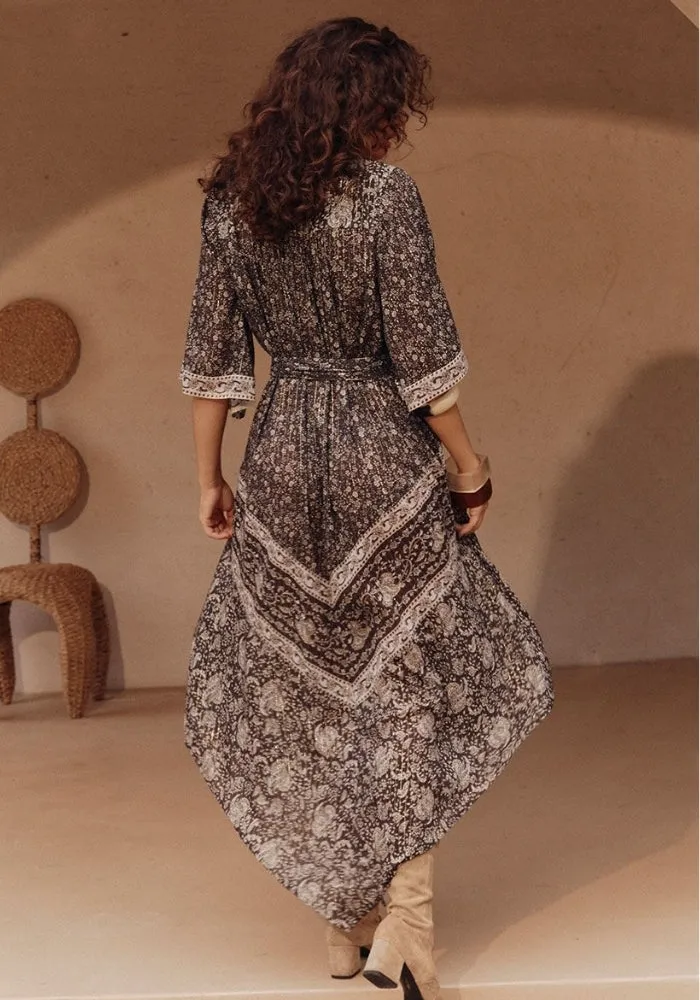 Little Bird Flutter Maxi Dress - Midnight