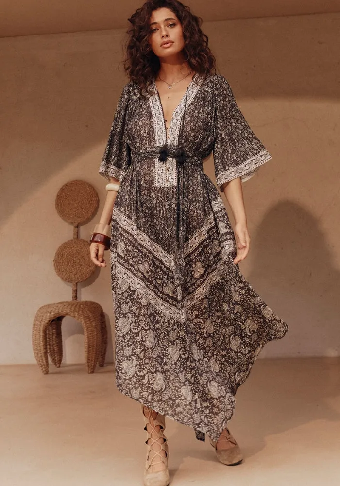 Little Bird Flutter Maxi Dress - Midnight
