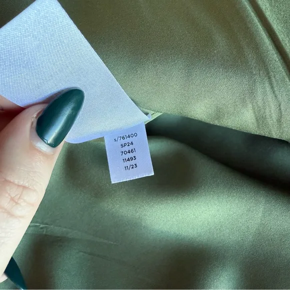 Loft - Petite Relaxed Fluid Blazer - Olive Green