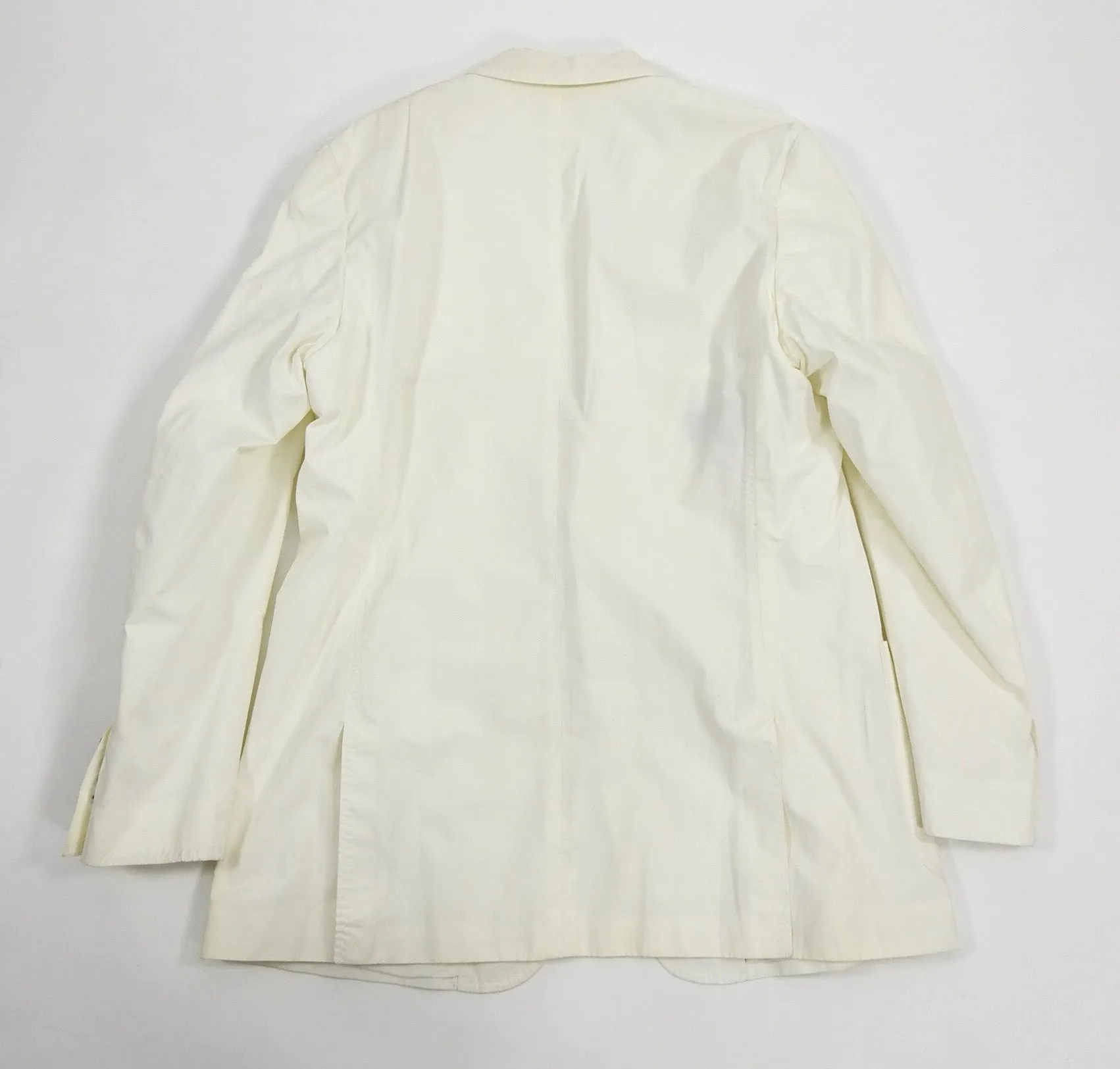 Louis Vuitton White Cotton Summer Blazer - 46