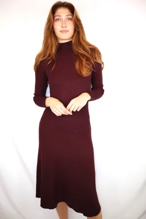 Louise Dress Burgundy
