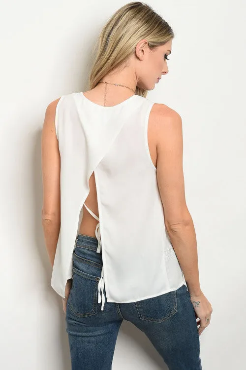 Love Riche White Tank