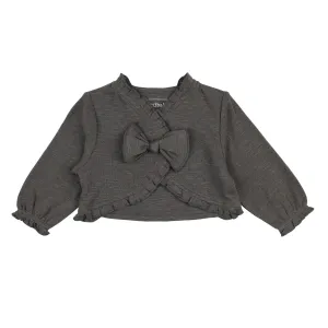 Lovedbaby - Organic Pointelle Ruffle Sweater - Feather