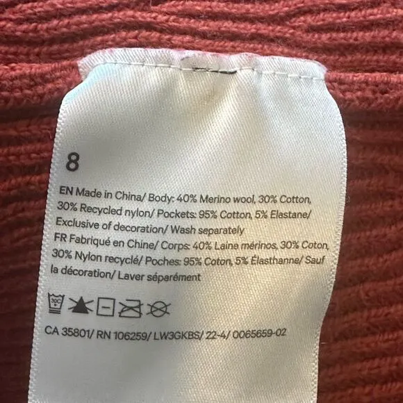 Lululemon Women’s Open Front  Cardigan Sweater 8