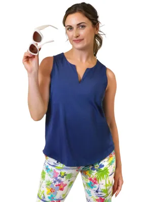 Lux Sport Top Navy