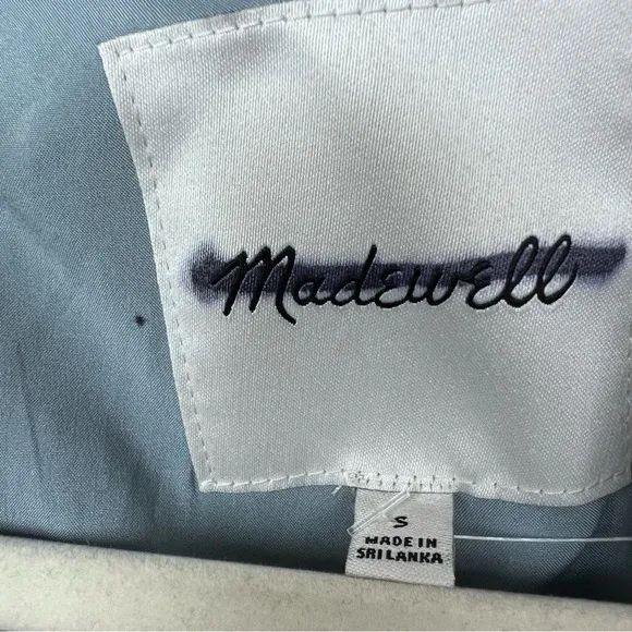 Madewell The Larsen Blazer in Drapeweave Overcast S