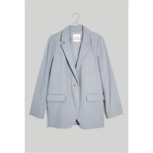 Madewell The Larsen Blazer in Drapeweave Overcast S