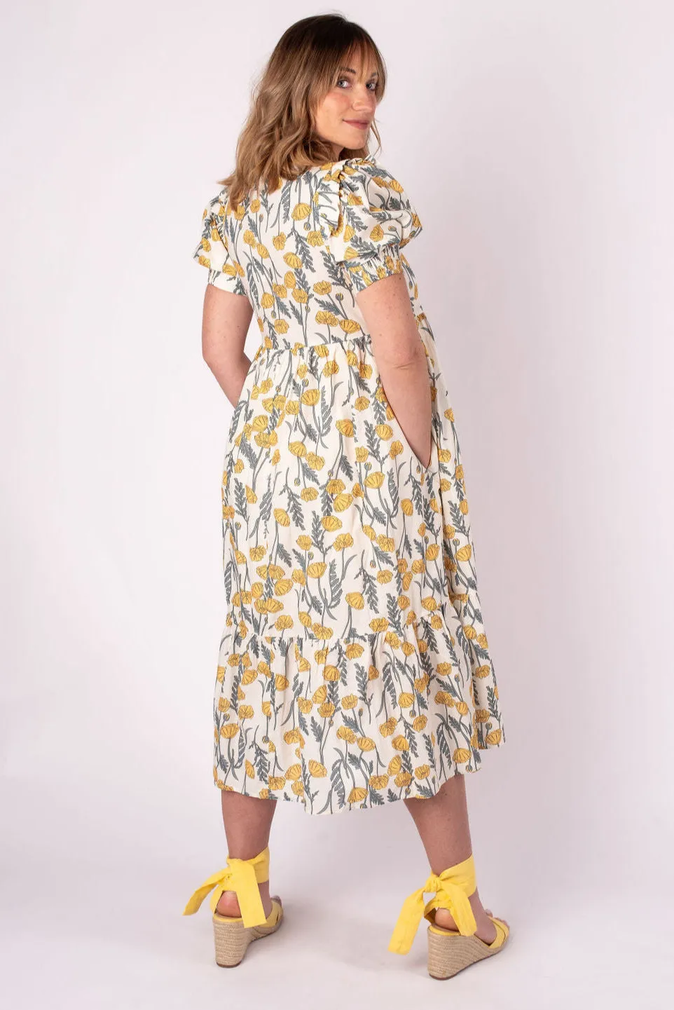 Maggie Floral Midi Dress