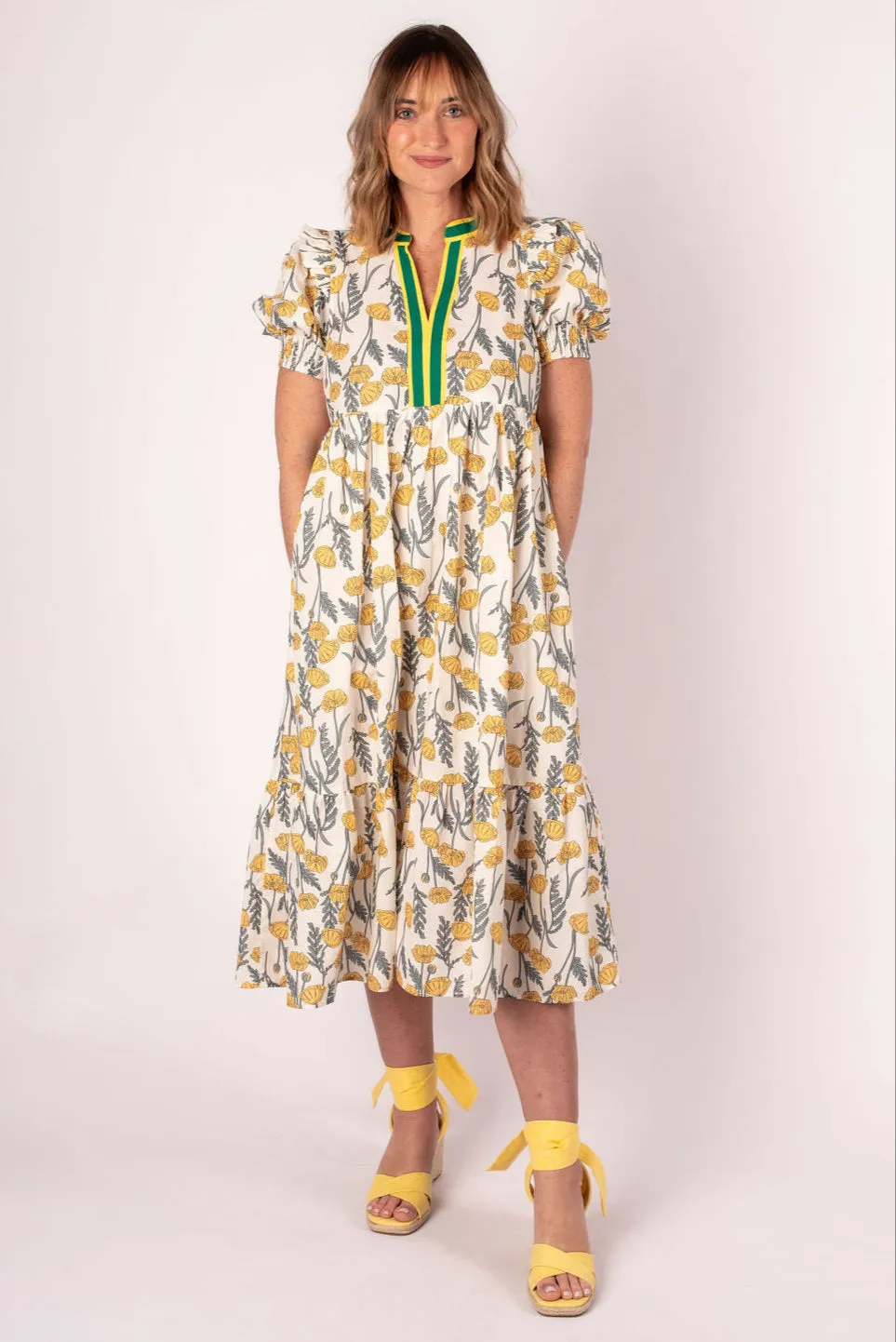 Maggie Floral Midi Dress
