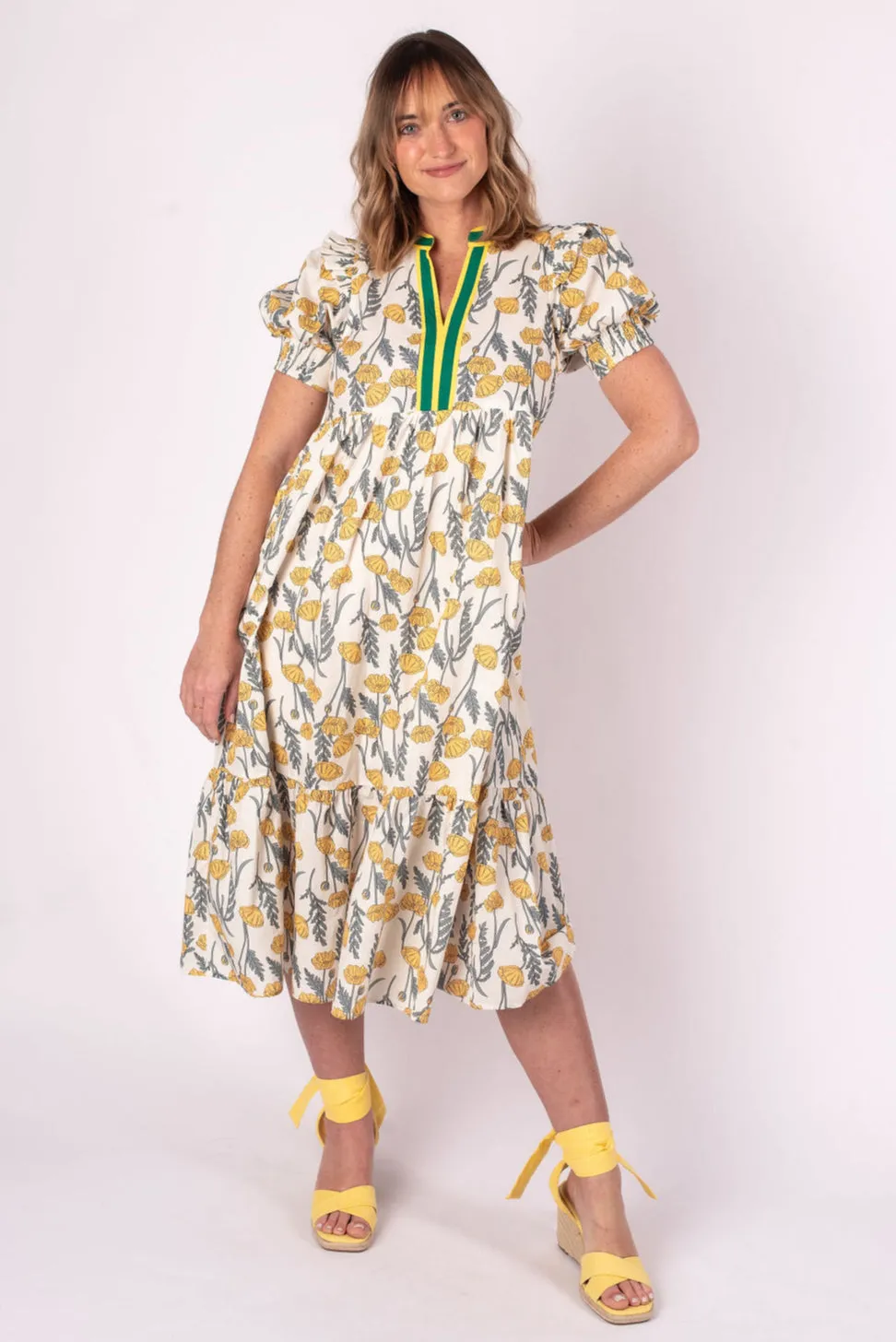 Maggie Floral Midi Dress