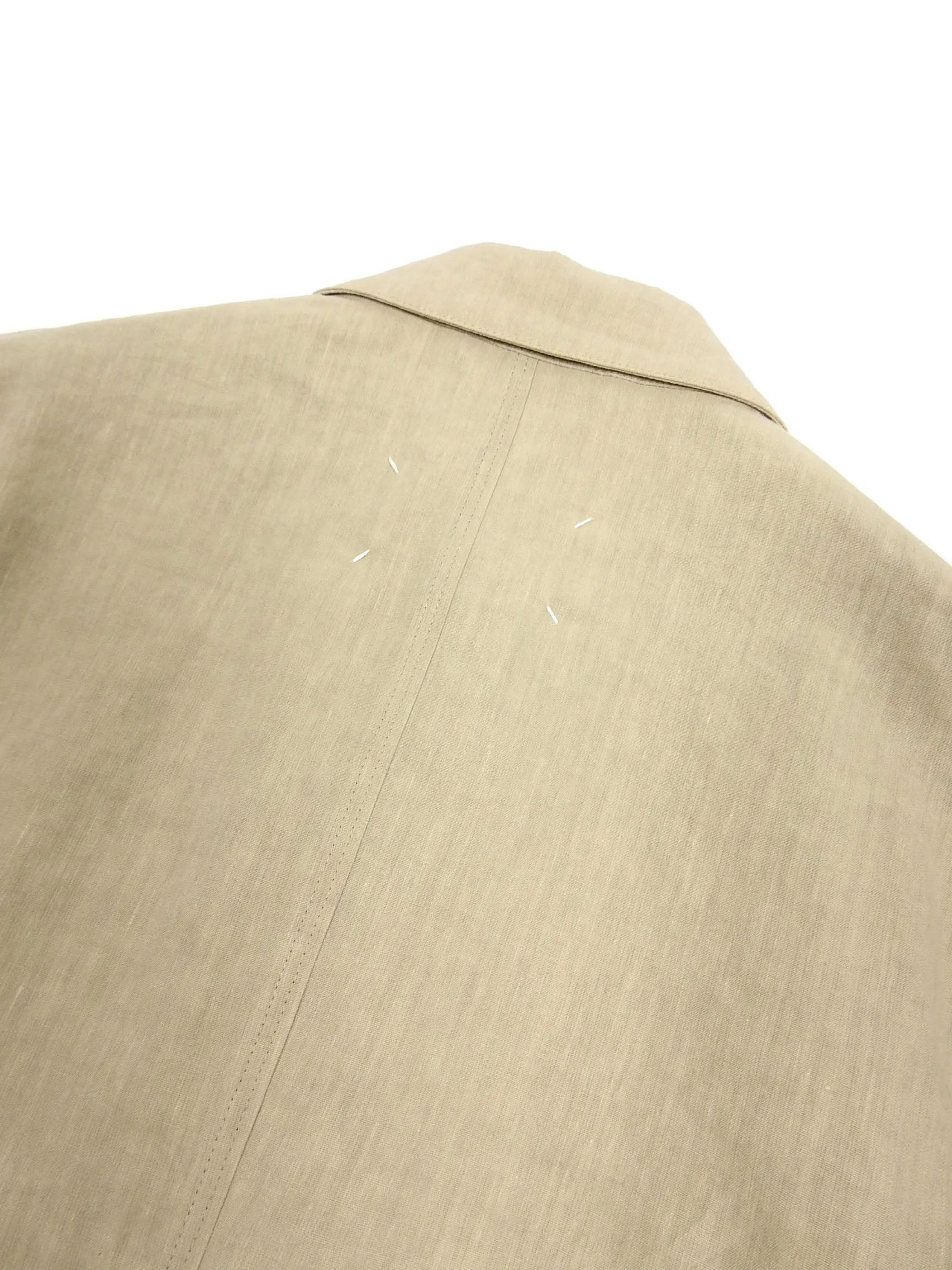 Margiela Cream Linen Blazer Size 48