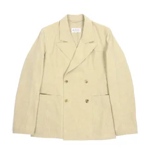 Margiela Cream Linen Blazer Size 48