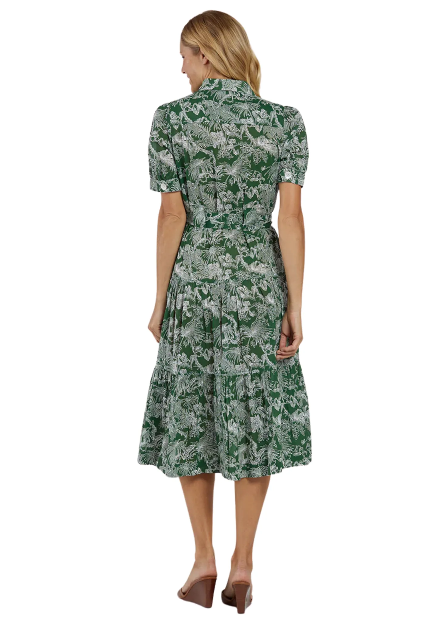 MARINA DRESS - FOLIAGE TOILE
