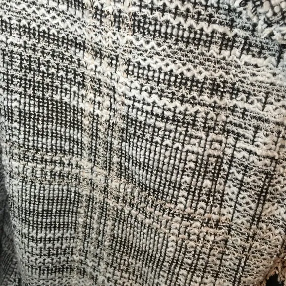 Max Studio Blazer/Cardigan 2X Black &amp; White NWT