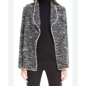Max Studio Womens Knit Open Cardigan Sweater Sz 1X  Lagenlook Career Office NWT