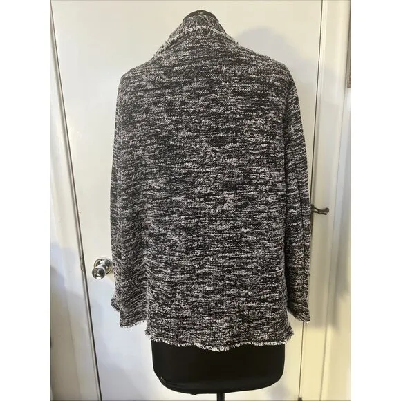 Max Studio Womens Knit Open Cardigan Sweater Sz 1X  Lagenlook Career Office NWT