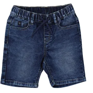 Mayoral Bermuda Denim Jogger Shorts - Dark