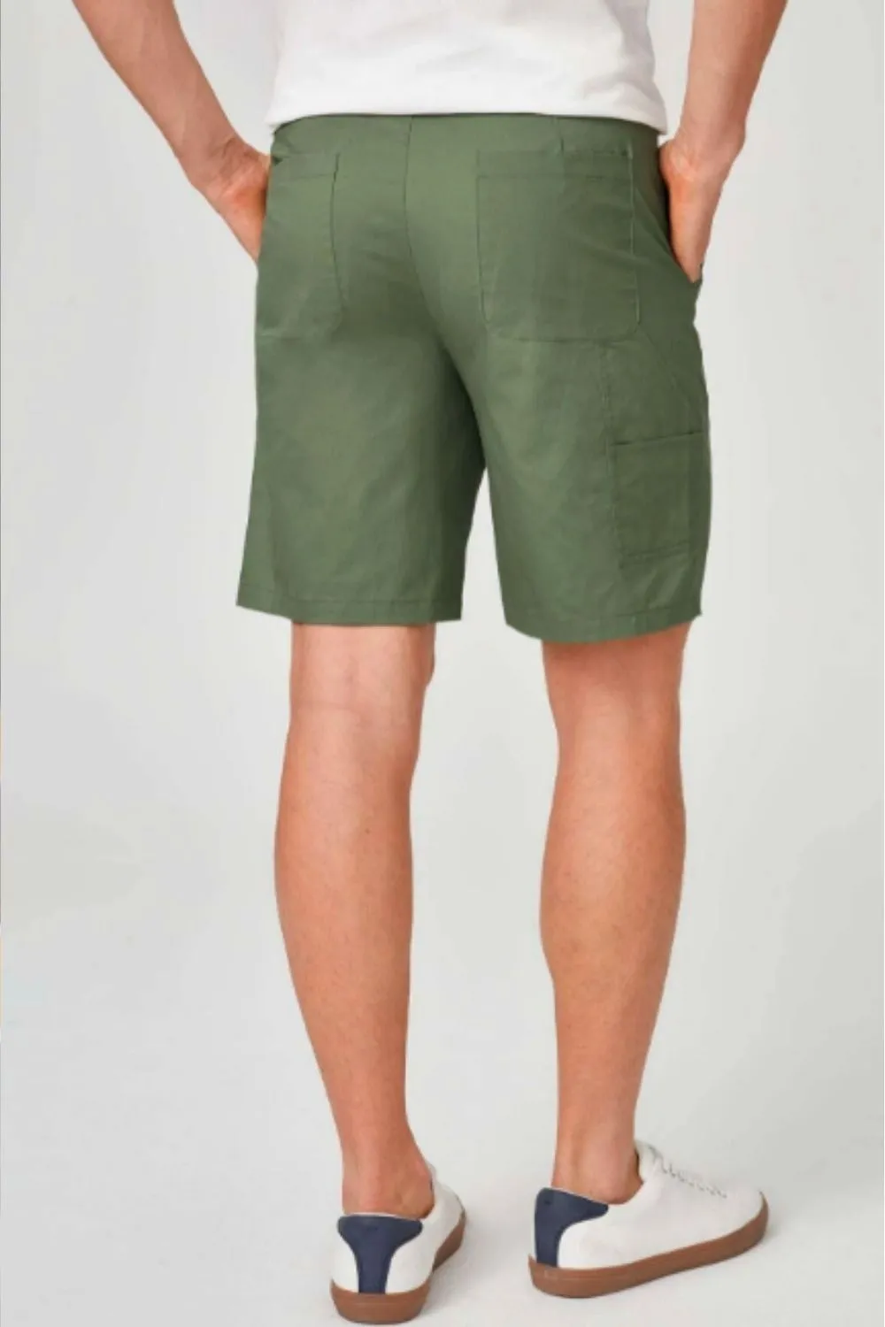Men Solid Bermuda Shorts