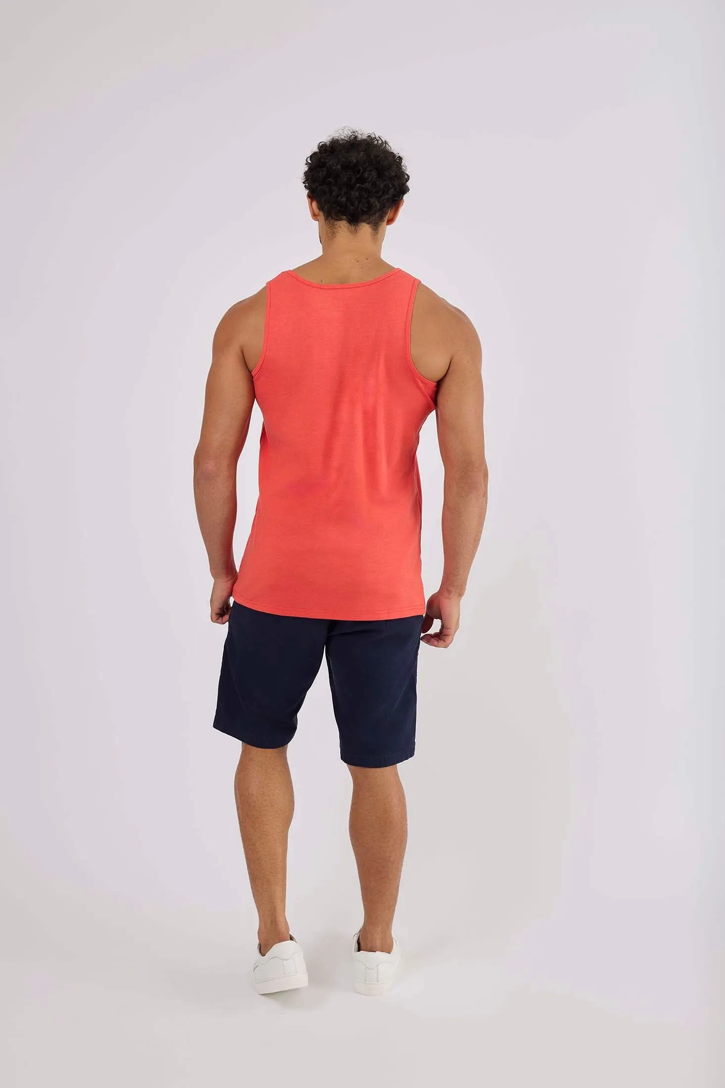Men Tank Top - Red