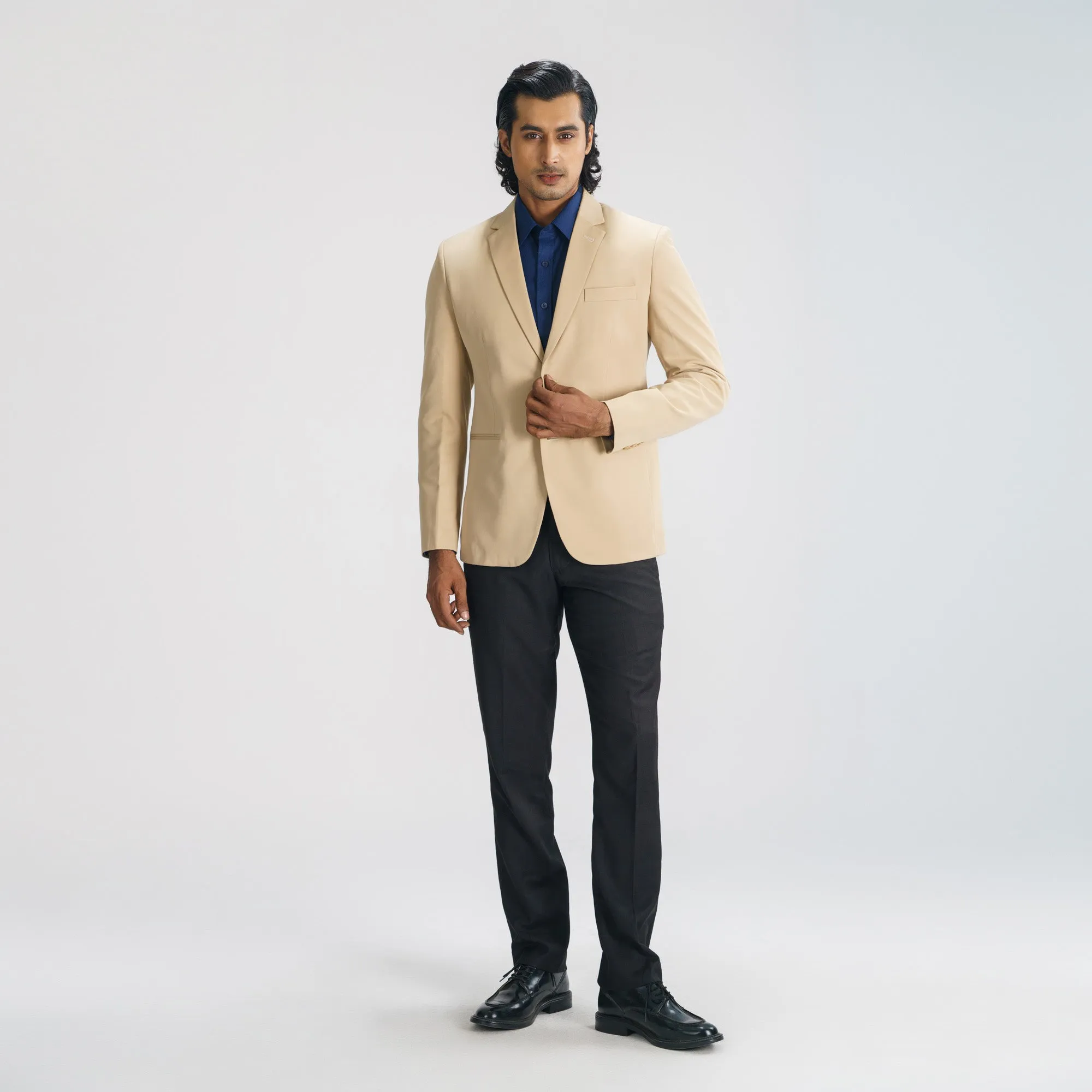 Mens Burly Wood Blazer