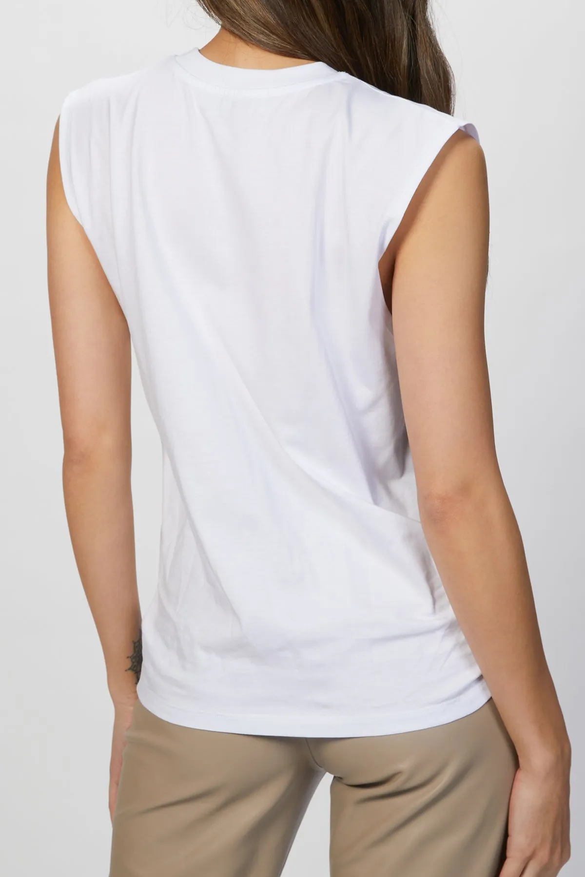 MICRO-LOGO CREW NECK TANK TOP
