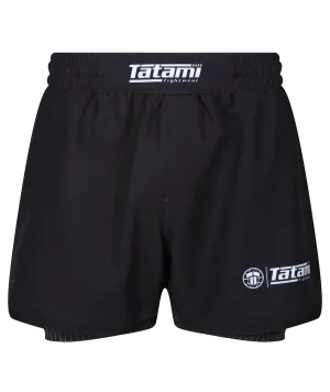 Milan Hybrid High Cut Shorts - Black