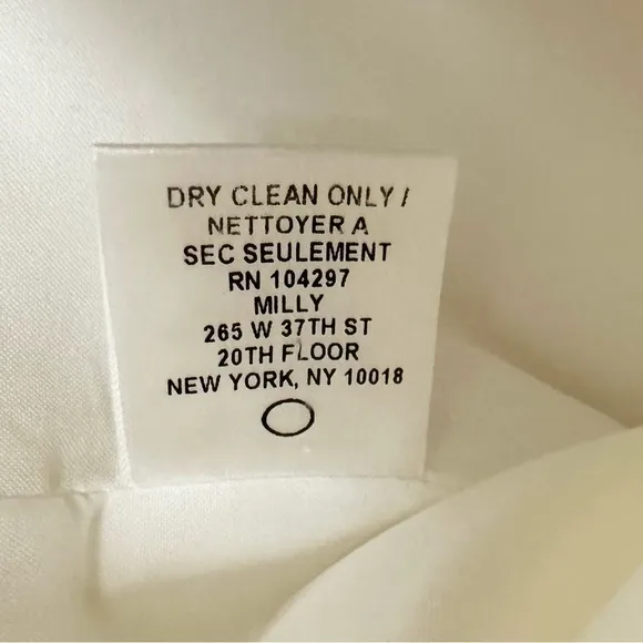 Milly of New York Linen Blend White Blazer