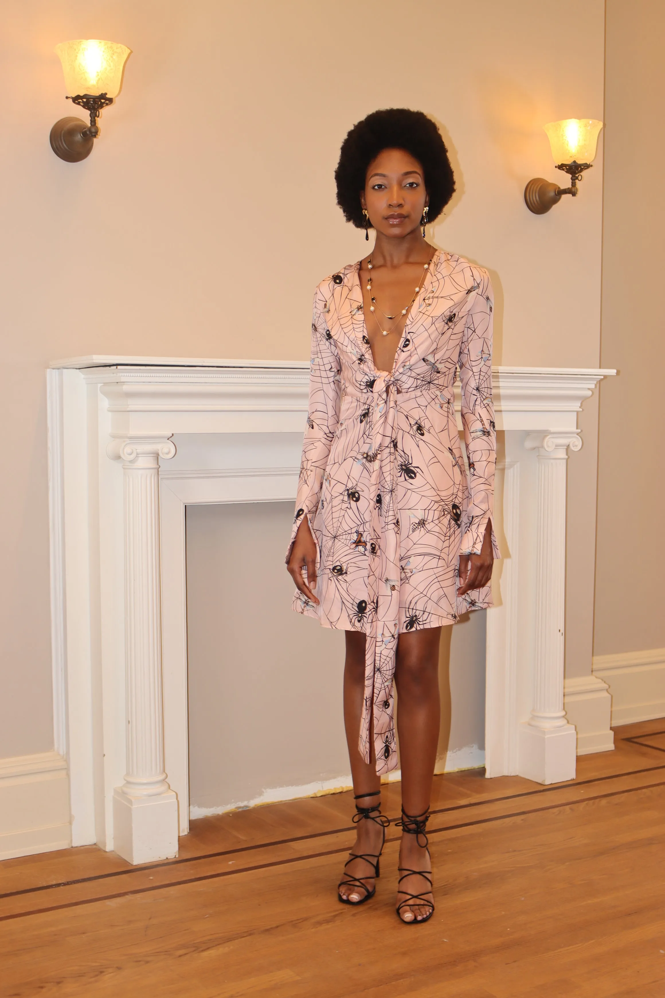 Mini Joi Dress - Spider Print