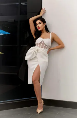 Miranda Buatier Midi Dress - White