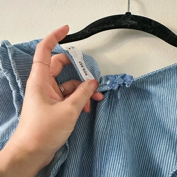 Mod Ref Blue Midi Dress Size Medium
