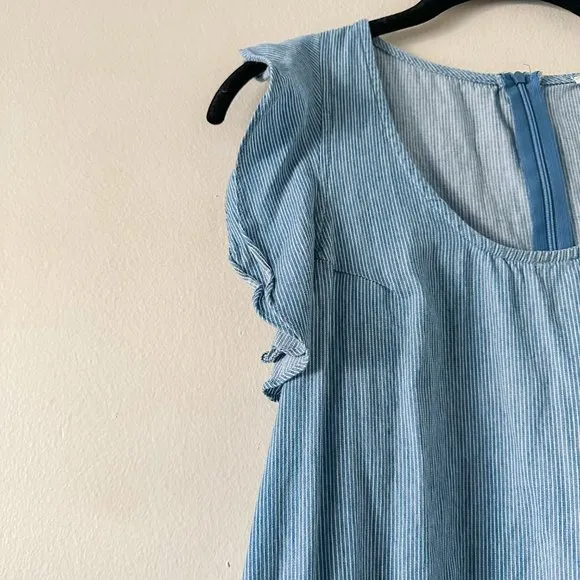 Mod Ref Blue Midi Dress Size Medium