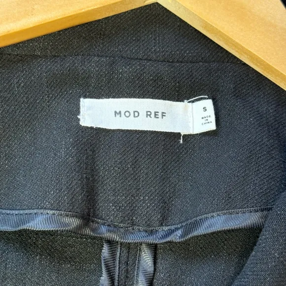 Mod Ref Linen 3/4 Sleeve One-Button Blazer size S