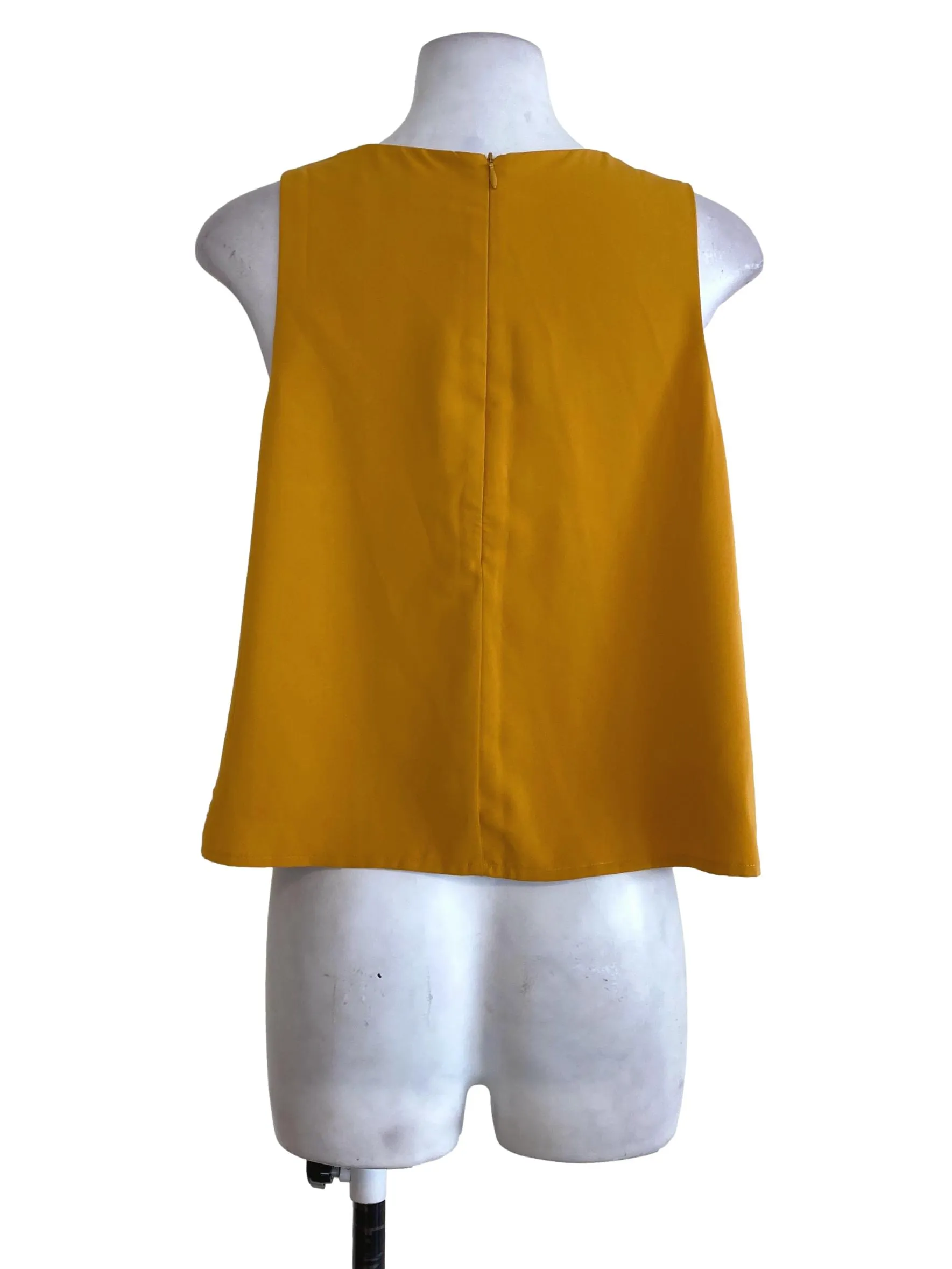 Mustard Sleeveless Top TTR