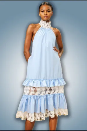 N by Nancy Blue Midi Dress