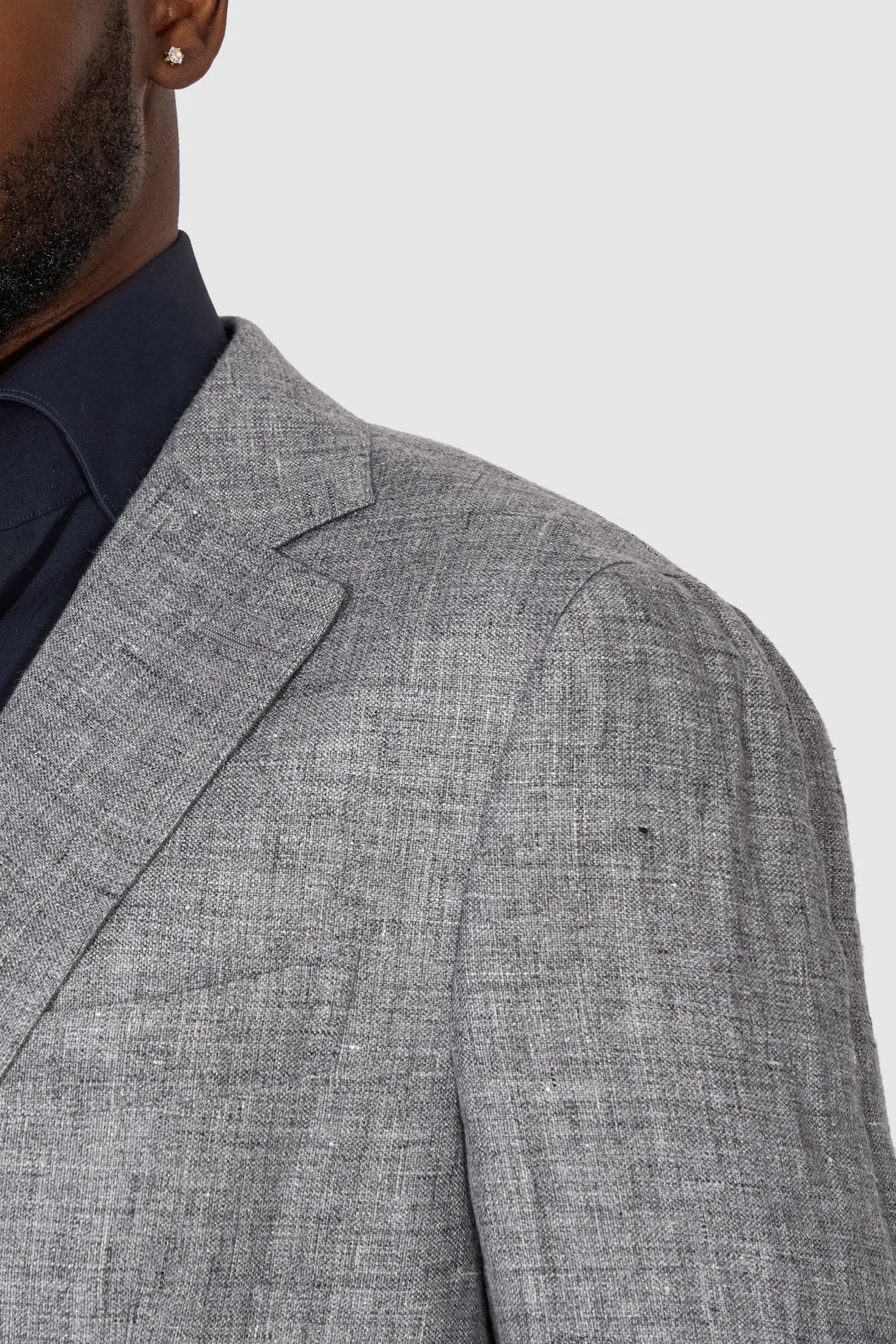 New Suitsupply Havana Gray Pure Linen Half Lined Blazer - Size 36R, 38R, 40R, 42R, 42L, 44R, 46R