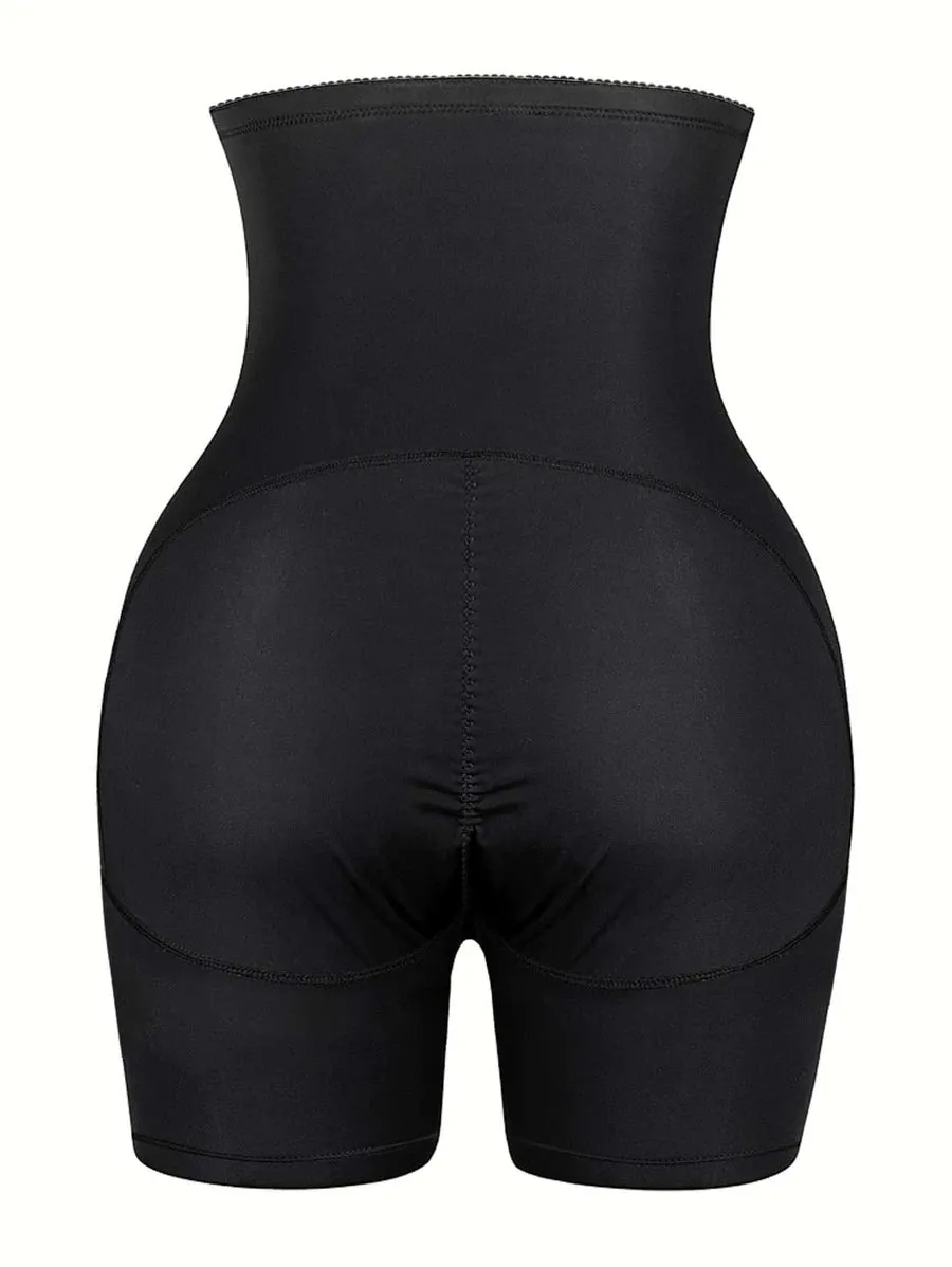 New Women's Shein High Waisted Shapewear Shorts, Black, Sz XXL! Rated 4.82 out of 5 stars! Fits True