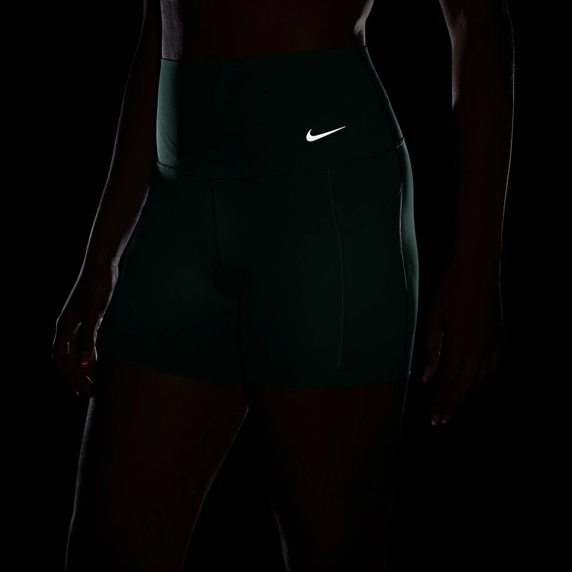 Nike - Medium-Support High-Waisted 5" Biker Shorts - Femme